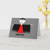 "Les vampires, c'est nul !" Carte de rétablissemen (Fleur jaune)