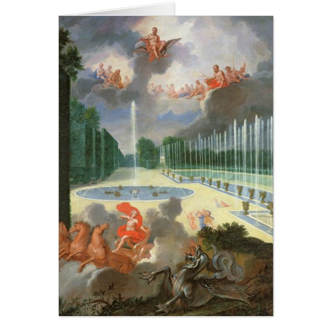 Les vergers de Versailles. Vue de piscine de (Devant)