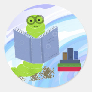 Les vers de livre sont Sticker Cool