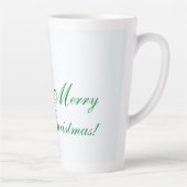 Les verts de Noël et les choses Latte Mug (Droite)
