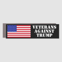 Les vétérans contre Trump Car Magnet