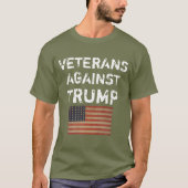 Les vétérans contre Trump T-Shirt (Devant)