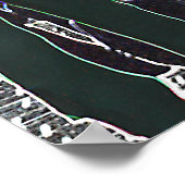 Les visages dans la foule Glasgow Ecosse Poster (Coin)