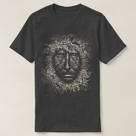 Les visages dans le T-shirt forestier (Design devant)