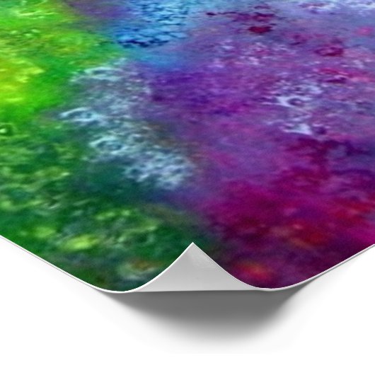 Les visages dans l'univers Impression photo (Coin)