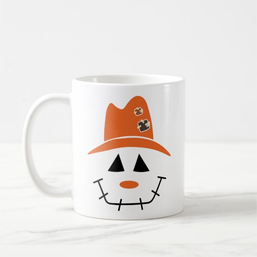 Les visages d'Épouvante Chute Café Mug (Gauche)