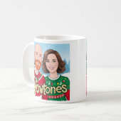 Les Vowtones - Mug de Noël (Devant gauche)
