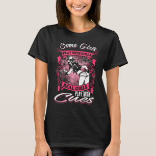Les vraies filles jouent avec des queues - T-shirt