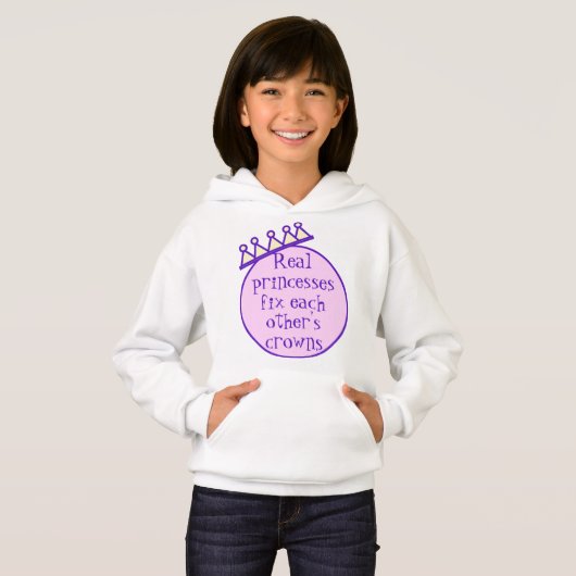 Les vraies princesses réparent le Sweatshirt des C (Devant entier)