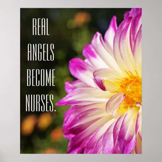 Les vrais anges deviennent des infirmières posters (Devant)