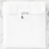 Les vrais héros portent des étiquettes de chien (Sac)