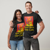 Les vrais hommes aiment le T-shirt de chats (Unisexe)