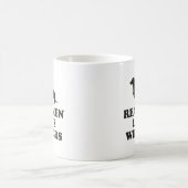 Les vrais Hommes Aiment les Wieners Café Mug (Centre)