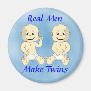 Les vrais hommes font à des jumeaux le magnet