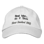 Les vrais hommes le font Lent Casquette barbecue (Devant)
