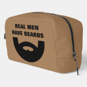 Les vrais hommes ont la barbe drôle sac de toilett (Coin droit)