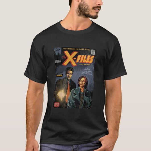 Les X-Files Mulder et Scully Classic T-Shirt (Devant)