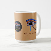 "Les Yeux Aiment Mon Café !" Mugs (Devant droit)