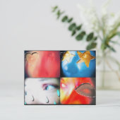 Les yeux disent à toutes les cartes postales (Debout devant)