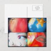 Les yeux disent à toutes les cartes postales (Devant / Derrière)