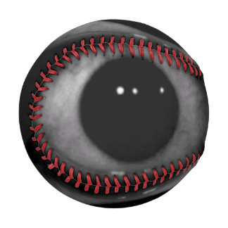 Les yeux sur le baseball de balle