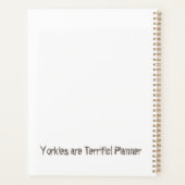 Les yorkies sont géniaux ! Agenda (Dos)