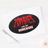 Les zombies ont mangé mon Sticker pour les devoirs (Enveloppe)