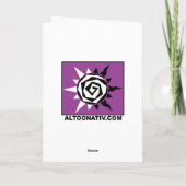 Les zombis sont vraie carte de voeux (Dos)