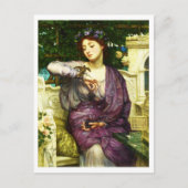 Lesbia en haar muggengraf door Sir Edward John Poy Briefkaart (Voorkant)