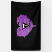LESBIAANSE HART - LESBIAANSE LOVE - SPANDOEK (Verticaal)