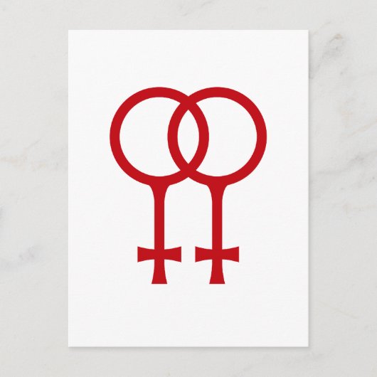 Lesbian Briefkaart (Voorkant)