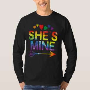 Lesbian Couple Ze is een mijnenwedstrijd met Lgbt T-shirt