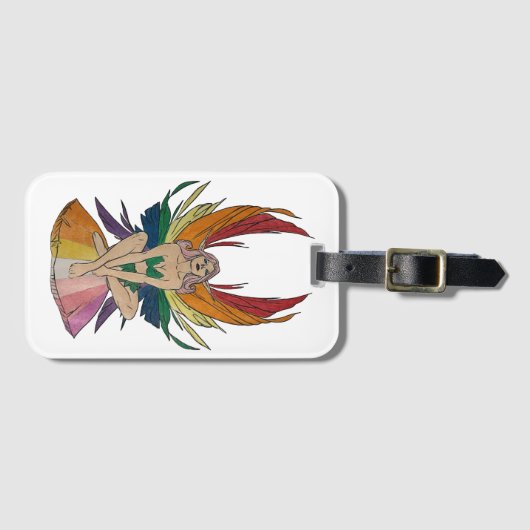 Lesbian Faerie Bagagelabel (Voorkant (horizontaal))