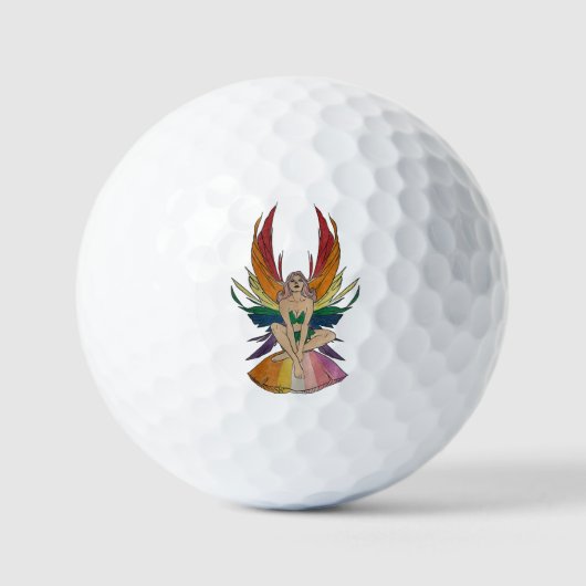 Lesbian Faerie  Golfballen (Voorkant)