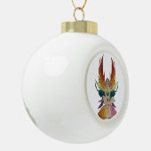 Lesbian Faerie  Keramische Bal Ornament (Links)