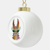 Lesbian Faerie  Keramische Bal Ornament (Rechts)
