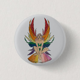 Lesbian Faerie  Ronde Button 3,2 Cm