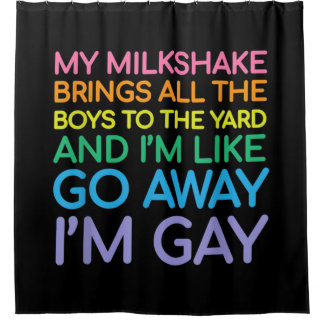 Lesbian flag gay pride Rainbow Douchegordijn