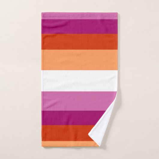 Lesbian Flag Handdoek (Handdoek)