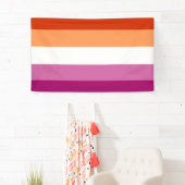 Lesbian Flag Spandoek (Insitu)