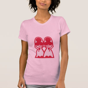 Lesbian huwelijks t-shirt