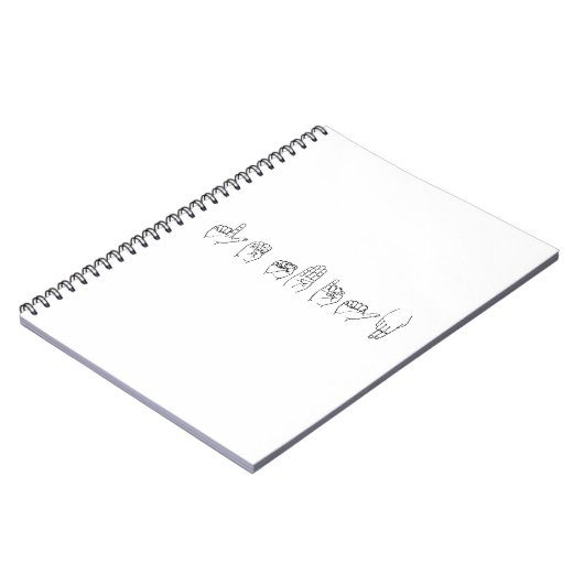 Lesbian in Sign Language Notitieboek (Linkerzijde)