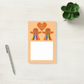 Lesbian Kerstontbijt Dames Couple Post-it® Notes (Kantoor)