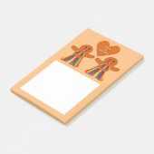 Lesbian Kerstontbijt Dames Couple Post-it® Notes (Schuin)