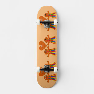 Lesbian Kerstontbijt Dames Couple Skateboard