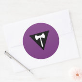 Lesbian Labrys Pride Flag Ronde Sticker (Envelop)