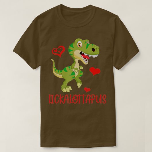 Lesbian Lickalottapus T-shirt (Design voorkant)