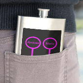 Lesbian Lovers  Flask Flacon (Voorbeeld)