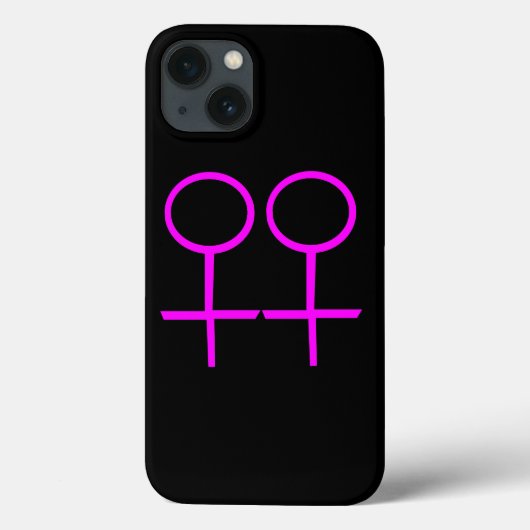 Lesbian Lovers iPhone Case (Achterkant)