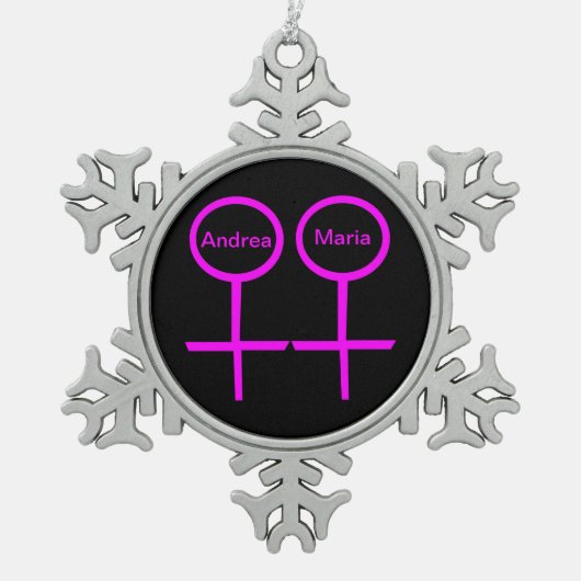 Lesbian Lovers  Ornament (Voorkant)